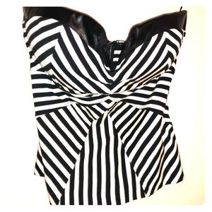 Bebe strapless top
